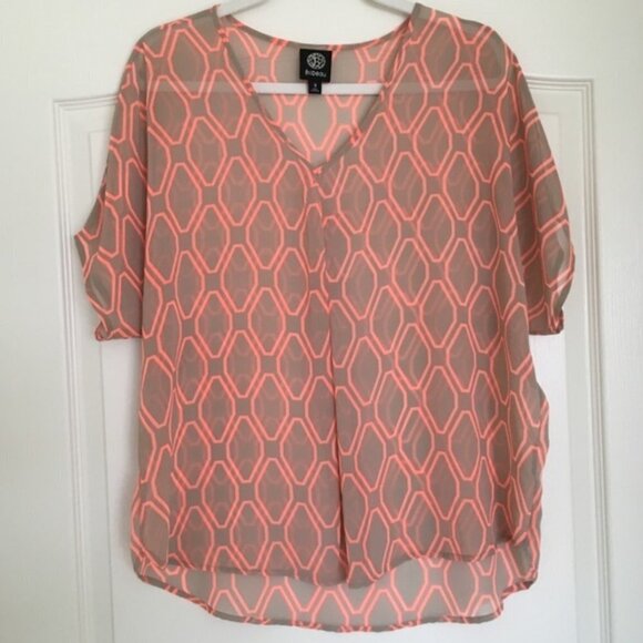 Nordstrom Bobeau Print Blouse Women's Size Small - Picture 1 of 6